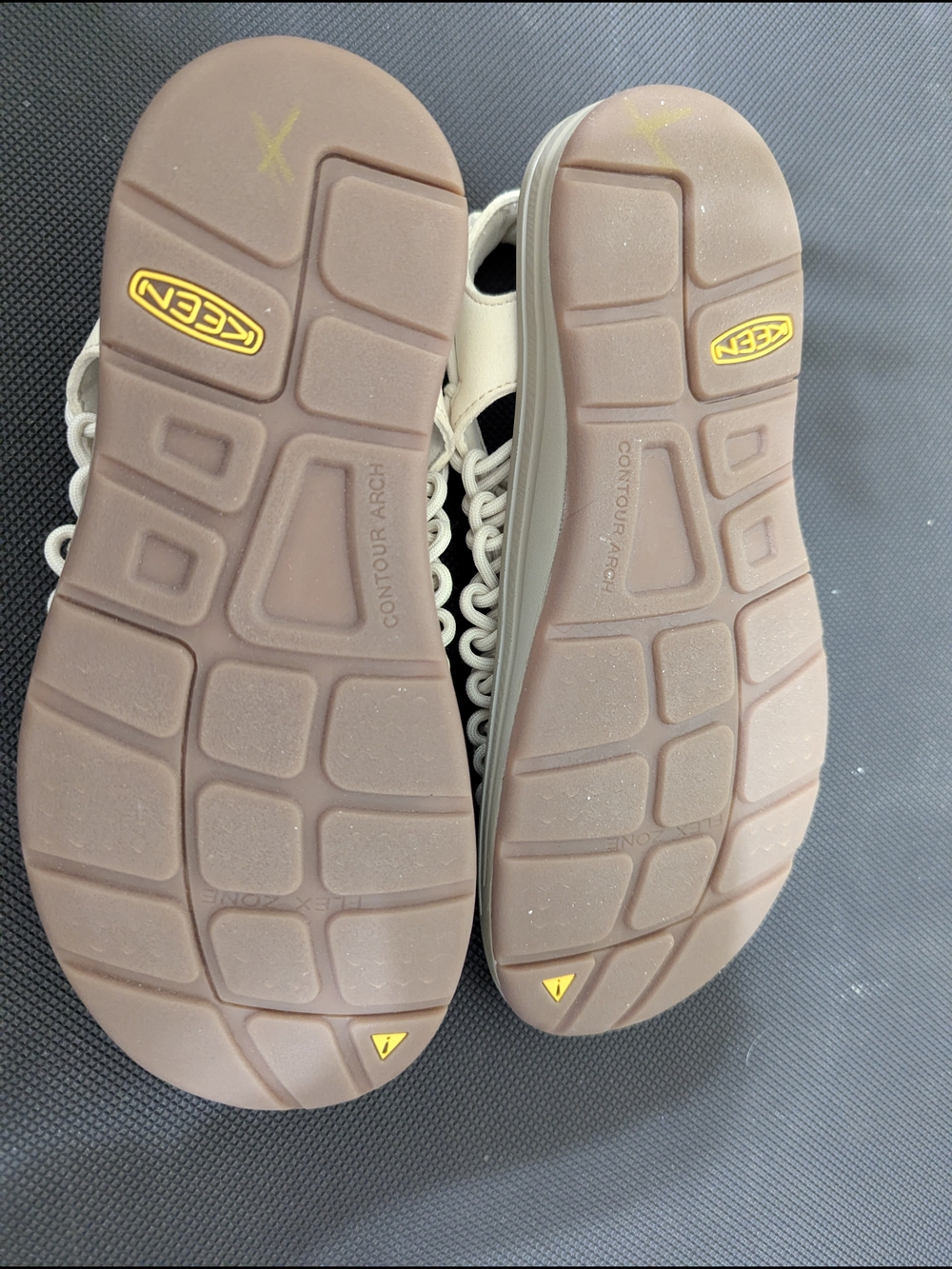 NWOT Keen Women’s UNEEK Sandal Sneaker — White Cap/Cornstalk - Picture 3 of 8